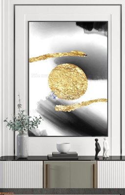 File in ấn File tranh hiện đại pha lê gương KF90829 (bản gốc) chất lượng cao