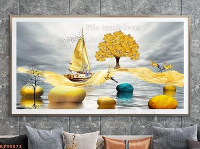 Tải file File tranh hiện đại pha lê gương KF90873 (ảnh gốc) file TIFF