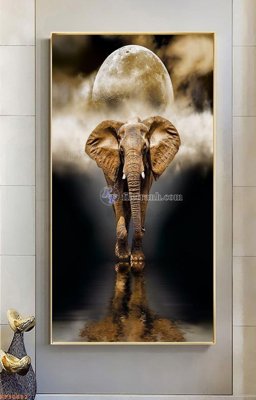 File tranh ảnh gốc File tranh hiện đại pha lê gương KF90882 dùng cho in khổ lớn