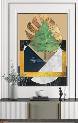 File gốc File tranh hiện đại pha lê gương KF90957 (in lụa) cao cấp