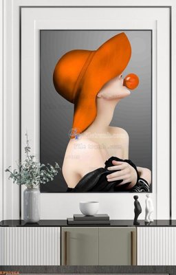 File in ấn File tranh hiện đại pha lê gương KF90964 (bản gốc) sắc nét