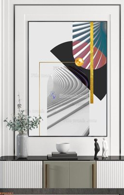 Tải file File tranh hiện đại pha lê gương KF90981 (gốc) làm tranh treo tường