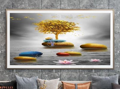 Tải file tranh File tranh hiện đại pha lê gương KF91123 (ảnh gốc) ngay