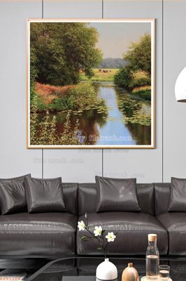 File gốc File tranh hiện đại pha lê gương KF91128 (trang trí) cho phòng khách