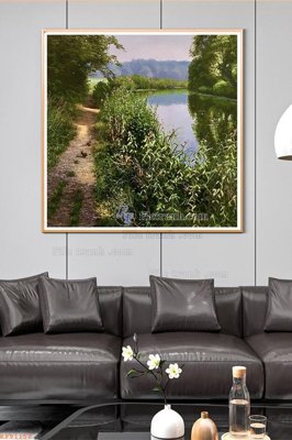 Tải file File tranh hiện đại pha lê gương KF91152 (gốc) chủ đề tâm linh