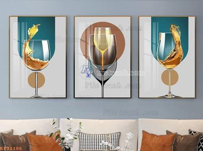 Tải file gốc in lụa File tranh hiện đại pha lê gương KF91186 siêu nét