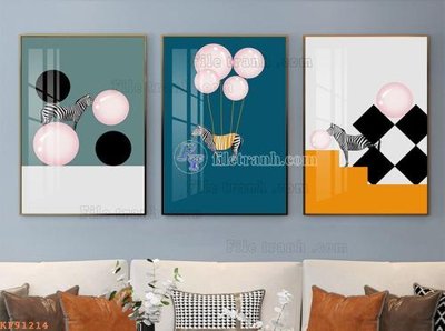 File tranh gốc File tranh hiện đại pha lê gương KF91214 (bản quyền) file PSD