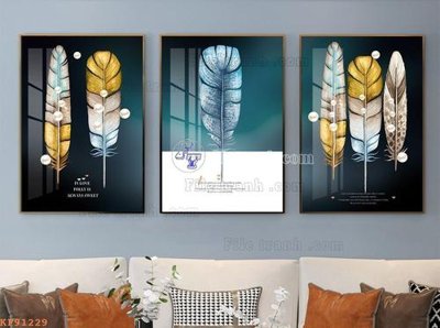 Tải file File tranh hiện đại pha lê gương KF91229 (gốc) làm file in ấn