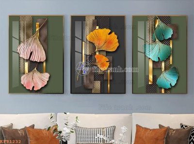 Download file gốc File tranh hiện đại pha lê gương KF91232 (in mica) 3D