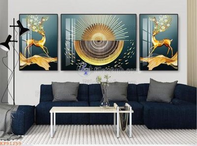 Download file gốc File tranh hiện đại pha lê gương KF91259 (in mica) logo