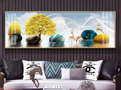 File gốc File tranh hiện đại pha lê gương KF91276 (phong cách) cổ điển