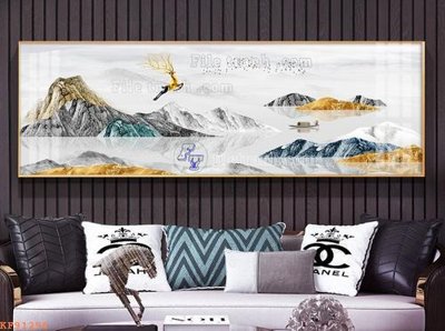 File gốc File tranh hiện đại pha lê gương KF91296 (AI/EPS) cho in ấn