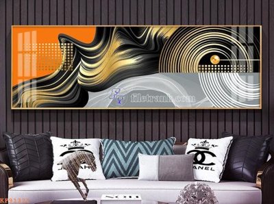 File in ấn cao cấp File tranh hiện đại pha lê gương KF91321 (file gốc)