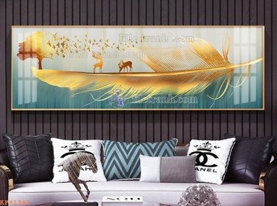 File gốc File tranh hiện đại pha lê gương KF91341 (in tráng gương) hiện đại