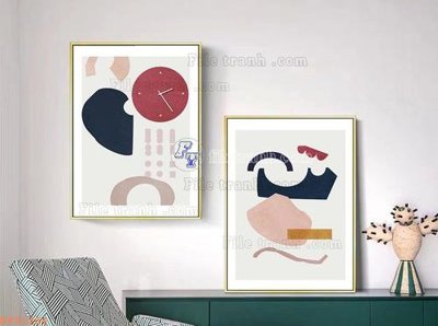 File ảnh File tranh hiện đại pha lê gương KF91384 (gốc) trang trí khách sạn