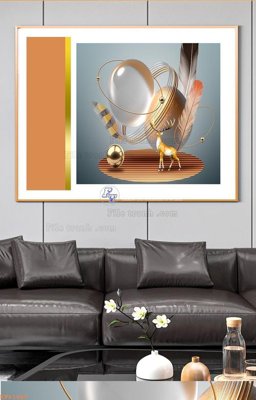 Tải file File tranh hiện đại pha lê gương KF91465 (gốc) làm file in ấn