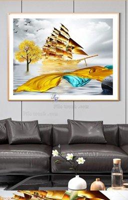 Tải file File tranh hiện đại pha lê gương KF91530 (gốc) để in ấn ngay