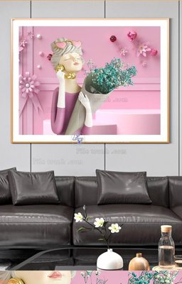 Tải file File tranh hiện đại pha lê gương KF91551 (ảnh gốc) in gạch 3D