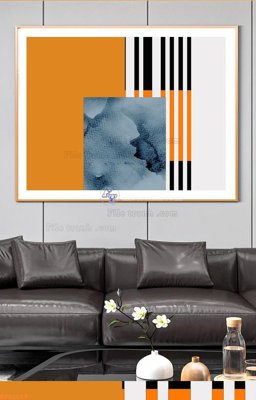 File in lụa File tranh hiện đại pha lê gương KF91569 (chất lượng cao) File tranh hiện đại pha lê gương KF91569