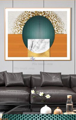 File in trần File tranh hiện đại pha lê gương KF91588 (bản gốc) trời sao