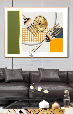 File PSD File tranh hiện đại pha lê gương KF91632 (nguyên gốc) chất lượng cao