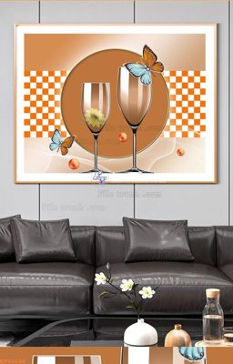 Tải file File tranh hiện đại pha lê gương KF91640 (ảnh gốc) file AI/EPS