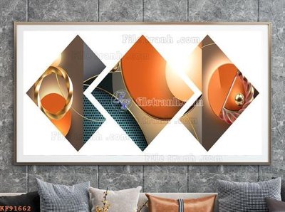 File tranh gốc File tranh hiện đại pha lê gương KF91662 (bản quyền) Filetranh.com