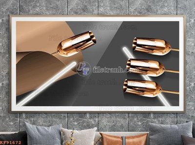 File tranh File tranh hiện đại pha lê gương KF91672 (ảnh gốc) in trần nhà