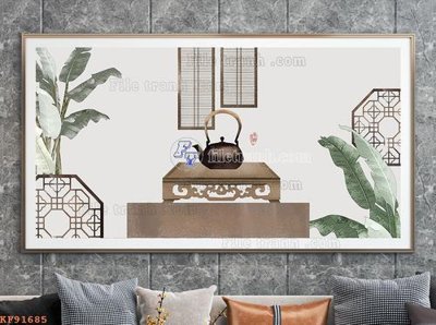 Ảnh gốc file in lụa File tranh hiện đại pha lê gương KF91685 chi tiết