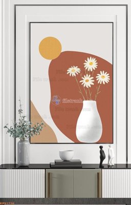 File tranh File tranh hiện đại pha lê gương KF91726 (gốc) phong cách tối giản