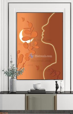 Ảnh mô tả file gốc in mica File tranh hiện đại pha lê gương KF91750