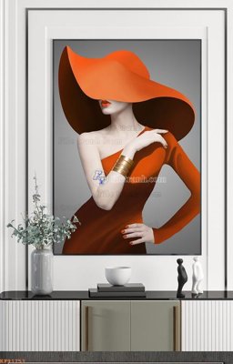 Ảnh gốc File tranh hiện đại pha lê gương KF91751 (nét căng) in mica