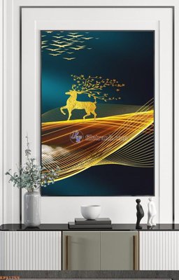 File gốc File tranh hiện đại pha lê gương KF91759 (cho in ấn) từ Filetranh.com