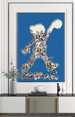 File in ấn cao cấp File tranh hiện đại pha lê gương KF91774 (file gốc)