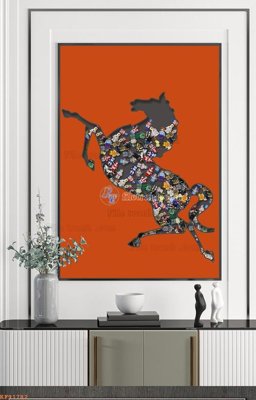 Tải file File tranh hiện đại pha lê gương KF91782 (gốc) chủ đề phong thủy