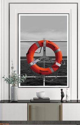 File in trần File tranh hiện đại pha lê gương KF91784 (bản gốc) phong cảnh