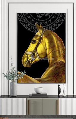 Ảnh gốc File tranh hiện đại pha lê gương KF91795 (độ nét cao) in mica