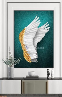 File PSD File tranh hiện đại pha lê gương KF91798 (gốc) nhiều lớp (multi-layer)