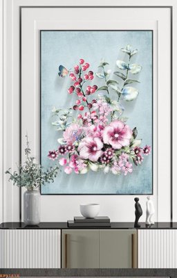 File gốc File tranh hiện đại pha lê gương KF91818 (cho in UV) siêu nét