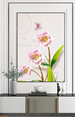 File in ấn File tranh hiện đại pha lê gương KF91821 (bản gốc) từ file gốc