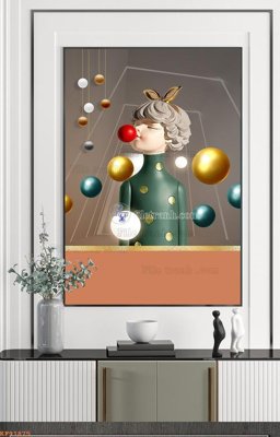 File tranh File tranh hiện đại pha lê gương KF91875 (ảnh gốc) không bị mờ