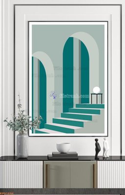 Tải file PSD File tranh hiện đại pha lê gương KF91896 (nguyên layer) để in