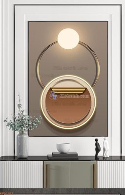 File gốc File tranh hiện đại pha lê gương KF91911 (thiết kế) cho in ấn