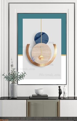 File ảnh File tranh hiện đại pha lê gương KF91920 (gốc) cho trang trí nhà hàng