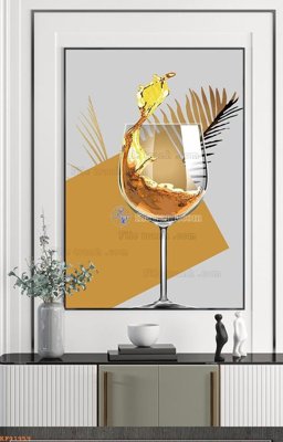 File gốc File tranh hiện đại pha lê gương KF91959 (in mica) cắt laser