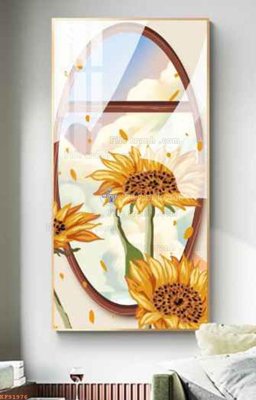 File gốc File tranh hiện đại pha lê gương KF91976 (trang trí) cho phòng khách