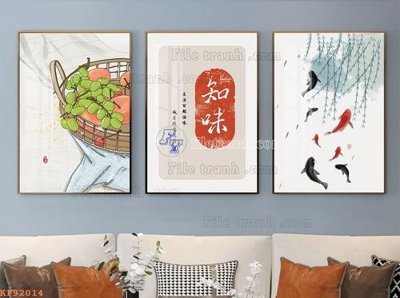 Download file File tranh hiện đại pha lê gương KF92014 (gốc) in mica cao cấp