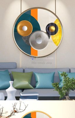 File gốc File tranh hiện đại pha lê gương KF92100 (cho in 3D) độc đáo