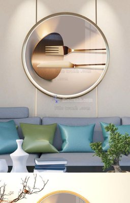 File gốc File tranh hiện đại pha lê gương KF92130 (in lụa) cao cấp