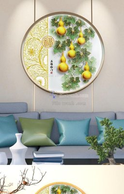 Tải file tranh gốc File tranh hiện đại pha lê gương KF92142 chất lượng cao